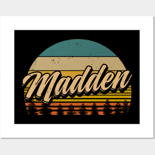 Madden Classic Name Vintage Styles Christmas 70s 80s 90s Posters and Art